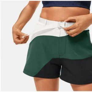 Outdoor Voices RecTrek Shorts Black / Hunter / Bone NWT